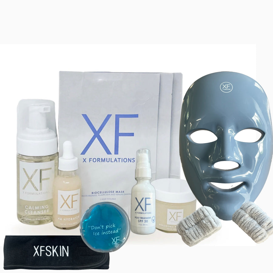 XF POST CARE METHOD KIT WITH XF LED MASK